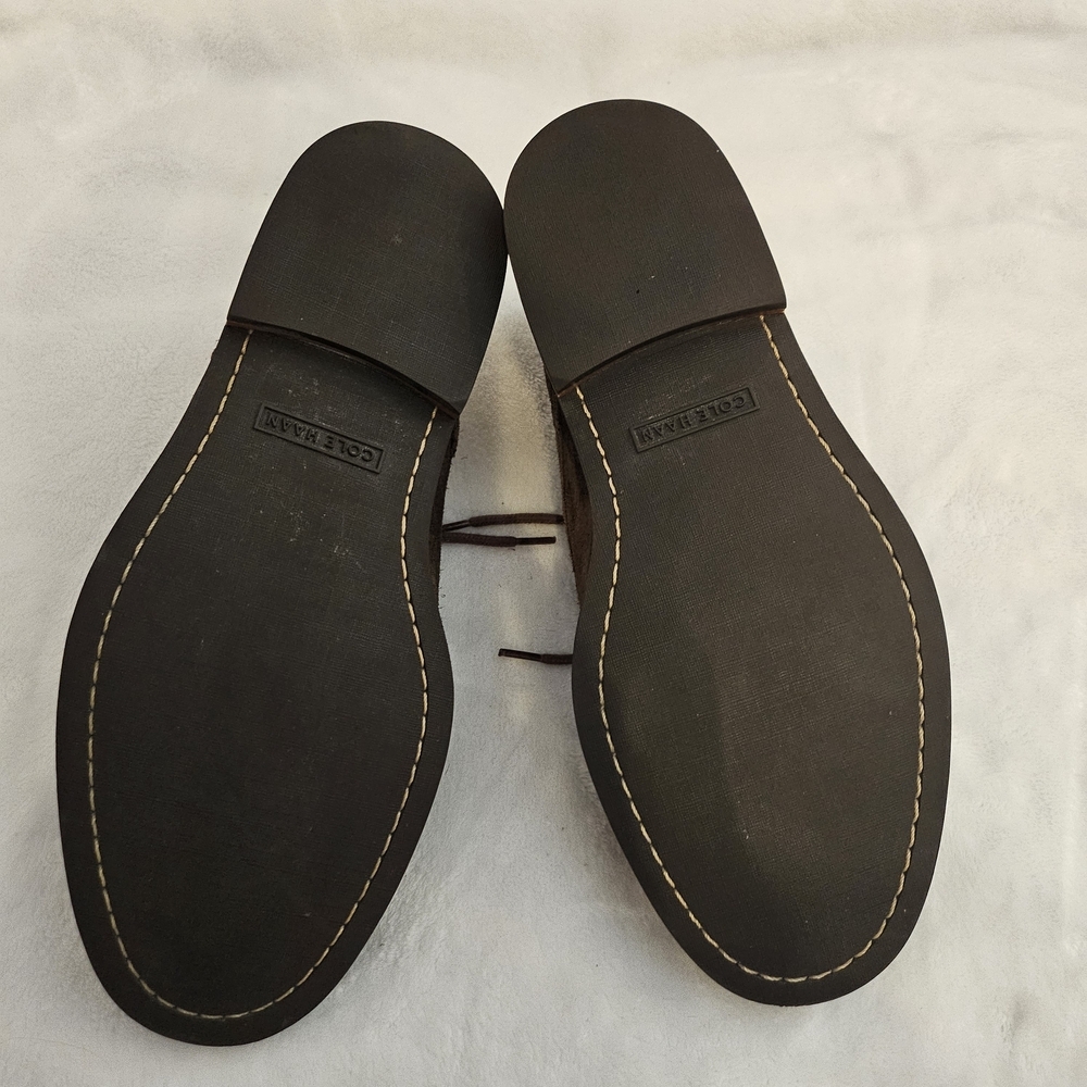 Men's Brown Suede Boots - Picture 3 of 5